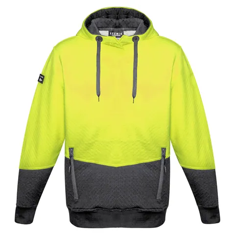 Syzmik Unisex Hi Vis Textured Jacquard Hoodie
