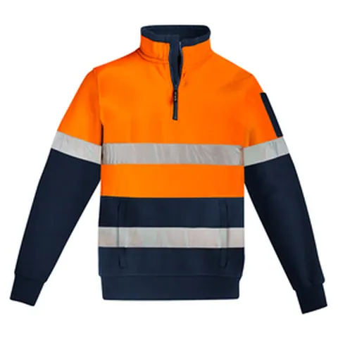 Syzmik Mens Hi Vis 1/4 Zip Pullover - Hoop Taped