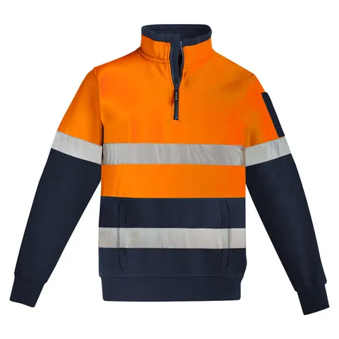 Syzmik Unisex Hi Vis 1/4 Zip Pullover - Hoop Taped