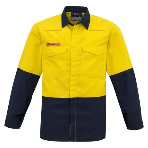 Syzmik Mens Hi Vis Spliced Shirt
