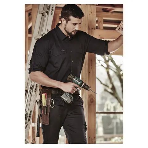 Syzmik Mens Rugged Cooling Long Sleeve Shirt