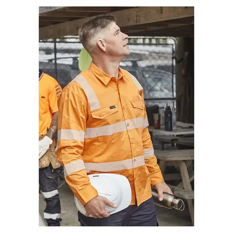 Syzmik Mens VIC Rail Shirt - Segmented Tape