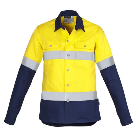 Syzmik Womens Industrial Long Sleeve Shirt - Hoop Taped