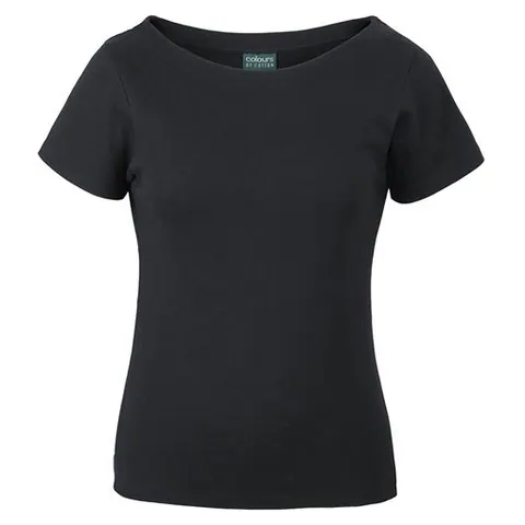 JB's Wear C of C Ladies Boat Neck Tee