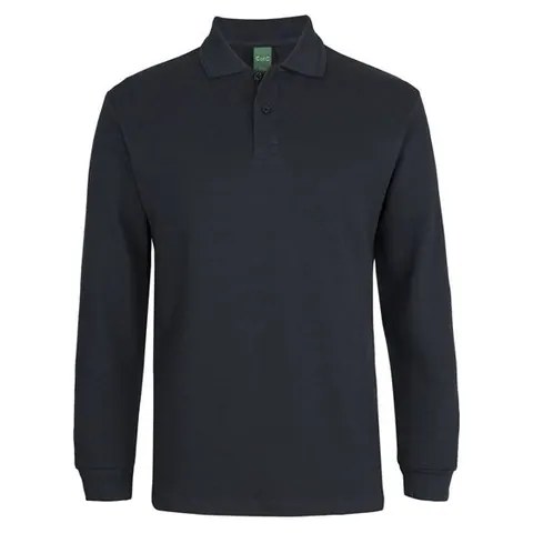 JB's Wear C of C 320g L/S Popcorn Cotton Polo