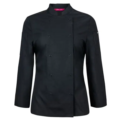 JB's Wear JB's Ladies L/S Snap Button Chef Jacket