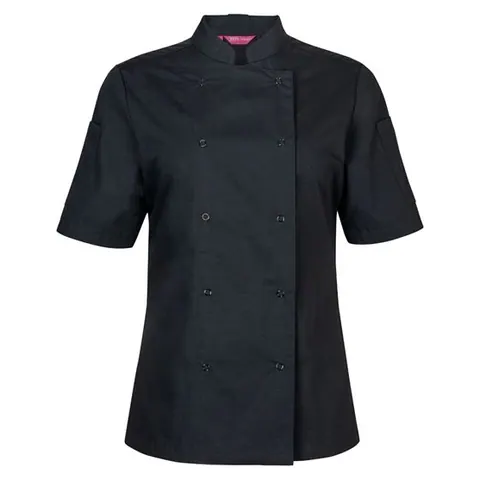 JB's Wear JB's Ladies S/S Snap Button Chef Jacket
