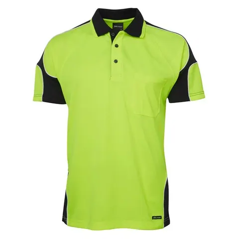 JB's Wear JB's Hi Vis S/S Arm Panel Polo