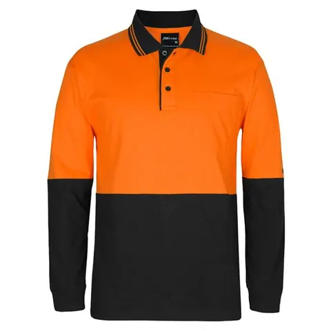 JB's Wear JB's Hi Vis L/S Cotton Polo