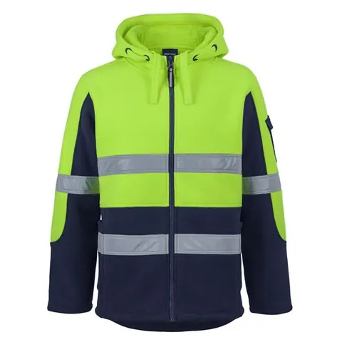 JB's Wear JB's Hi Vis D+N 450g Full Zip Shepherd Hoodie