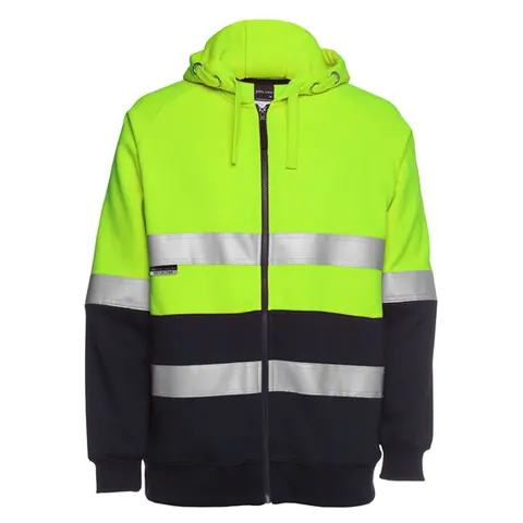 JB's Wear JB's Hi Vis (D+N) Full Zip Fleecy Hoodie