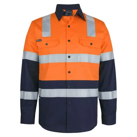JB's Wear JB's Hi Vis (D+N) L/S 150G Level 3 Work Shirt
