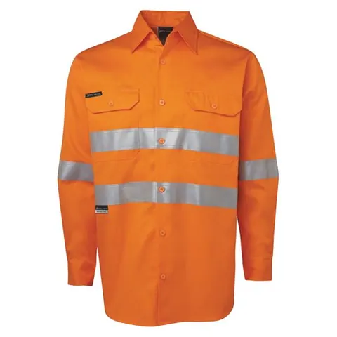 JB's Wear JB's Hi Vis L/S (D+N) 150G Work Shirt
