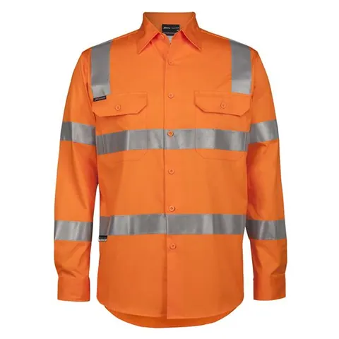 JB's Wear JB's Hi Vis (D+N) L/S 150g AUST. Rail Work Shirt