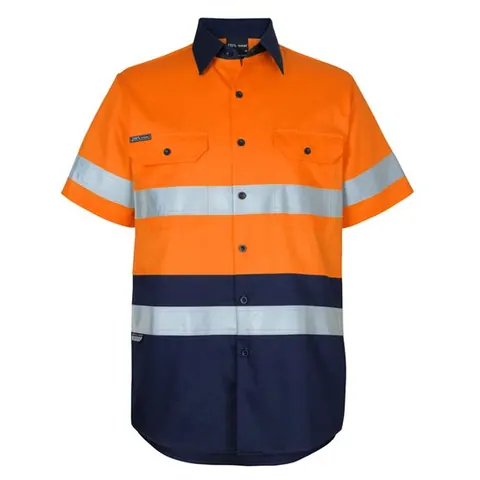JB's Wear JB's Hi Vis (D+N) S/S 150g Work Shirt