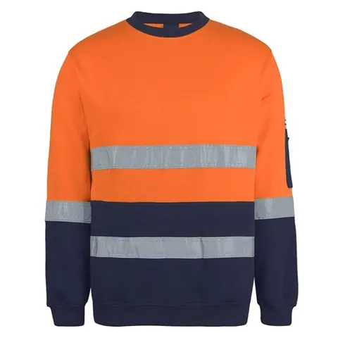 JB's Wear JB's Hi Vis (D+N) 310 Cotton Crew Neck Sweater