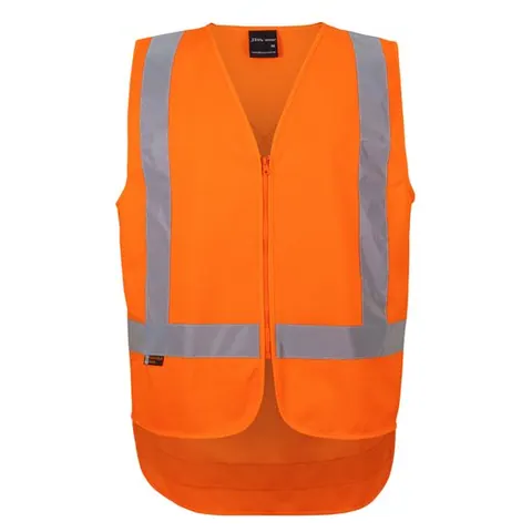 JB's Wear JB's NSW/QLD Rail (D+N) Zip X-Back Safety Vest