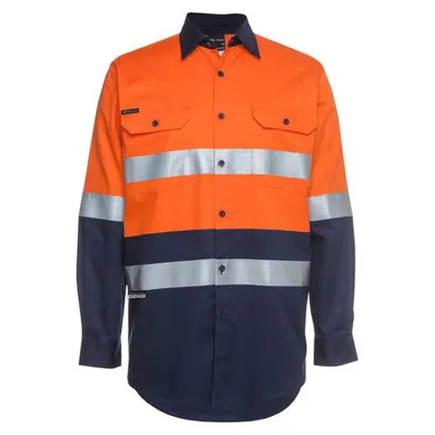 JB's Wear JB's Hi Vis (D+N) L/S 190G Work Shirt