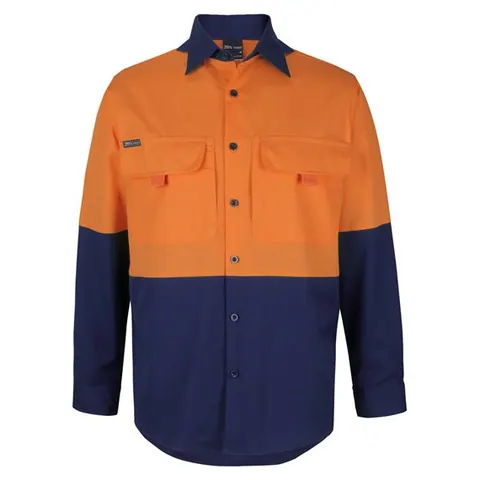 JB's Wear JB's Hi Vis Ripstop L/S Fishing Shirt