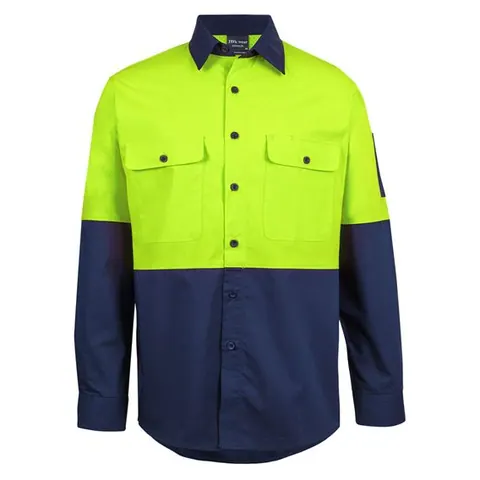 JB's Wear JB's Hi VIs Class F Ripstop L/S Work Shirt