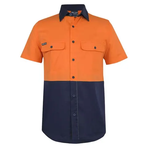 JB's Wear JB's Hi Vis S/S Stretch Work Shirt