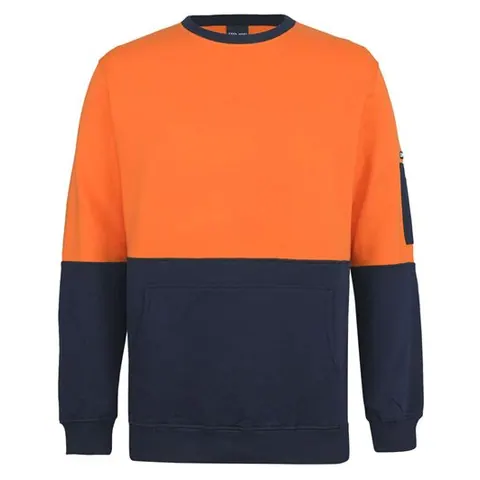 JB's Wear JB's Hi Vis 310 Cotton Crew Neck Fleece