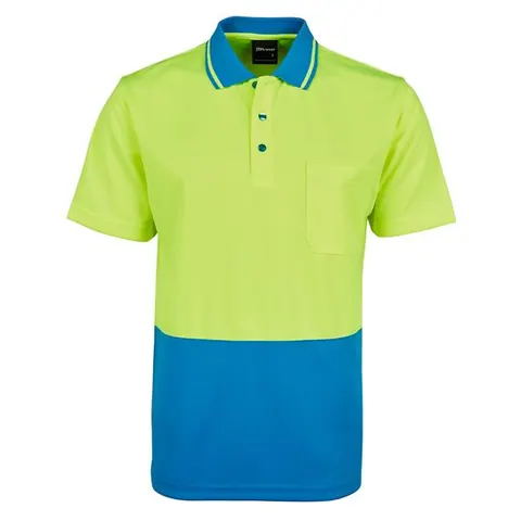 JB's Wear JB's Adults and Kids Hi Vis Non Cuff Traditional Polo