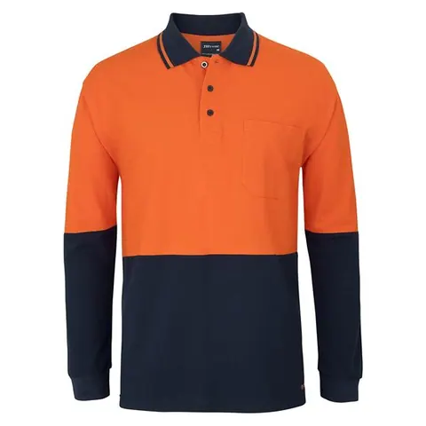 JB's Wear JB's Hi Vis L/S Cotton Pique Trad Polo