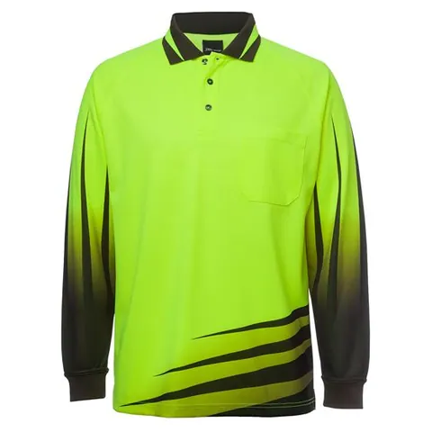 JB's Wear JB's Hi Vis L/S Rippa Sub Polo