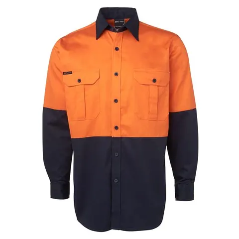 JB's Wear JB's Hi Vis L/S 190G Work Shirt