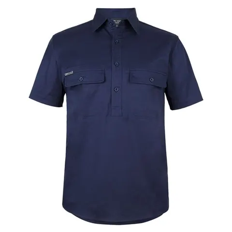JB's Wear JB's S/S Stretch Close Front Work Shirt