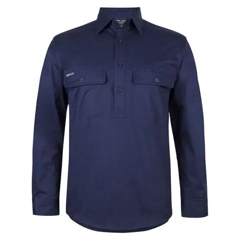 JB's Wear JB's L/S Stretch Close Front Work Shirt