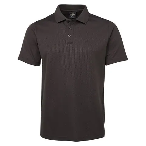 JB's Wear Podium Cotton Back Yardage Polo in Gunmetal