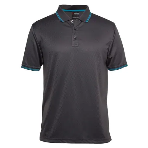 JB's Wear Podium Jacquard Contrast Polo
