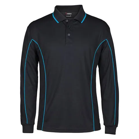 JB's Wear Podium L/S Piping Polo