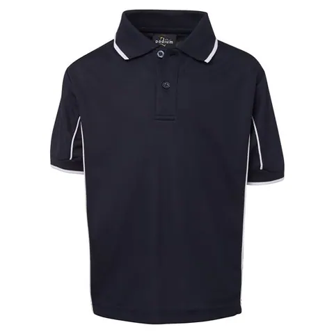 JB's Wear Podium Kids S/S Piping Polo