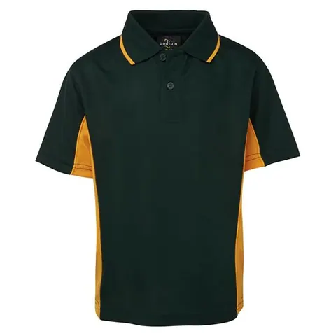 JB's Wear Podium Kids Contrast Polo