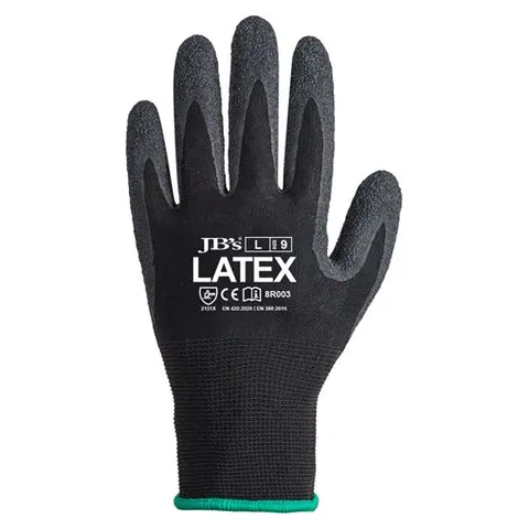 JB's Wear JB's Black Latex Glove (12 pack)