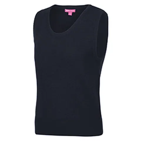 JB's Wear JB's Ladies Crew Neck Vest in Dark Navy