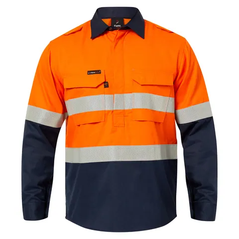 Flamebuster Mens HRC2 Closed Front Long Sleeve Shirt