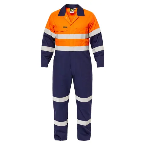 Workcraft Hi Vis Coverall Industrial Tape