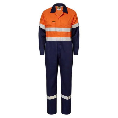 Workcraft Light Hi Vis Coverall CSR Tape
