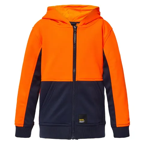 Workcraft Kids Hi Vis Hoodie