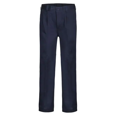 Workcraft Single Pleat Cotton Pant