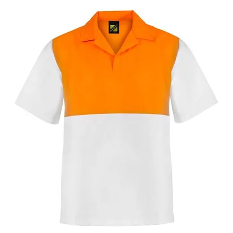Workcraft Food Industry Hi Vis Short Sleeve Jac St