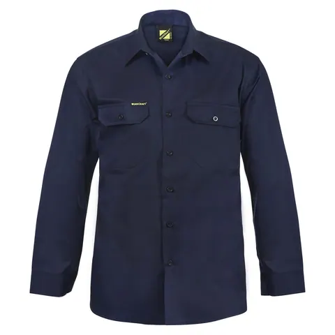 Workcraft Long Sleeve Cotton Drill Shirt