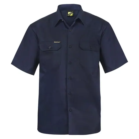 Workcraft Short Sleeve Cotton Shirt