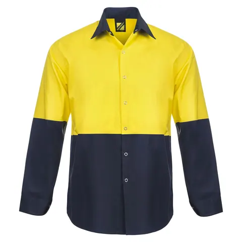 Workcraft Hi Vis Two Tone Long Sleeve Shirt