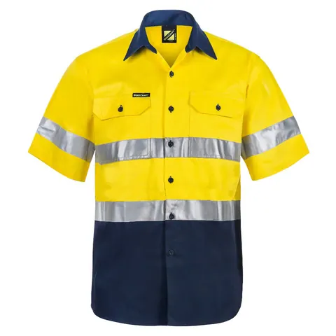 Workcraft Two Tone Short Sleeve Shirt with CSR Tape