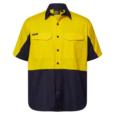 Workcraft Ripstop Short Sleeve Vented Shirt
